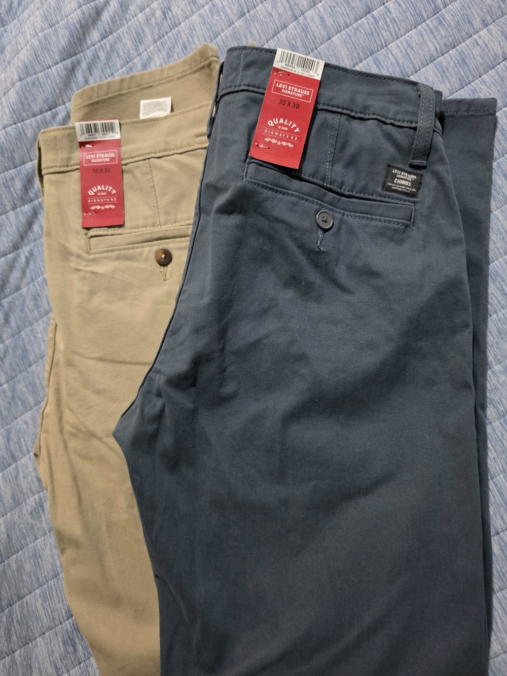 Levi's Chino Pants - Navy Blue & Khaki